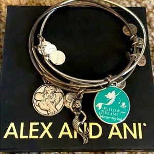 Set of 3 Disney Alex & Ani Bracelets
